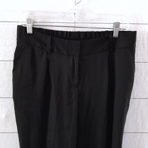 Ann Taylor LOFT Black Straight Ankle Julie Pants - Picture 2 of 8